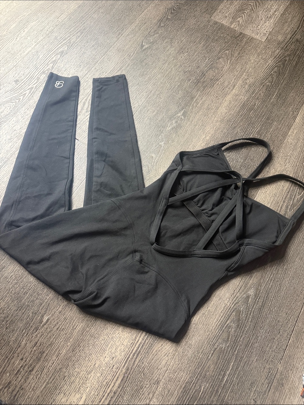 Bombshell sportswear Black Women's Active Jumpsuit - Picture 2 of 3